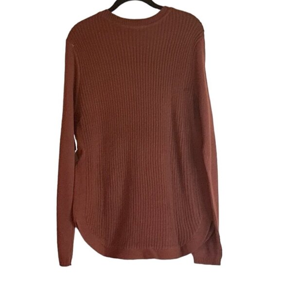 R D Style Women's Josslyn V Neck Sweater Rust Size Large NWT - Picture 4 of 9